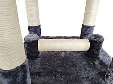 Кігтеточка будиночок для кішок Avko CatTree 1222 Grey - фото 3 Кігтеточка будиночок для кішок Avko CatTree 1222 Grey - фото 3