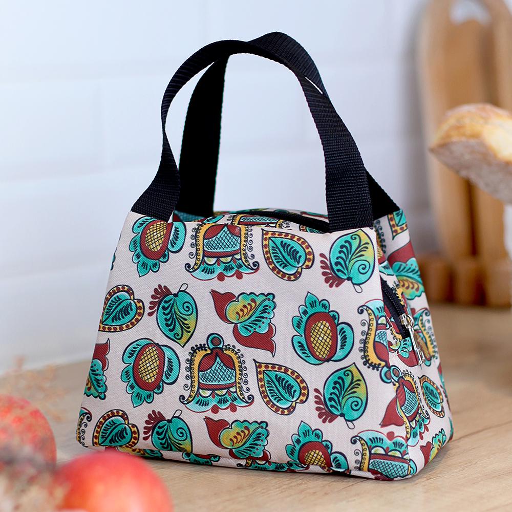 Термосумка Lunch bag Диво-квіти 24х12х17 см (LUN_24S006) - фото 1