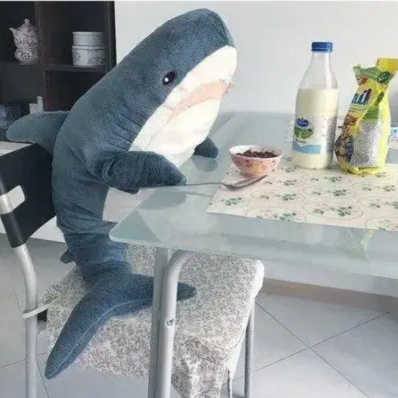 М'яка іграшка Акула-обіймашка 100 см (2541822994) - фото 2 М'яка іграшка Акула-обіймашка 100 см (2541822994) - фото 2