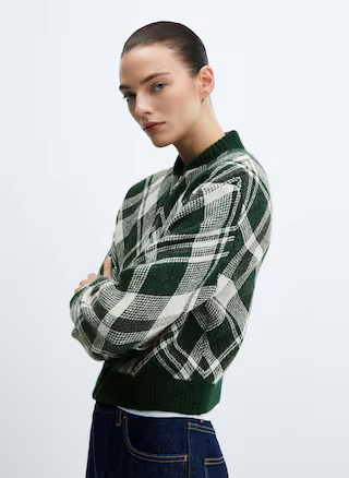 Джемпер жіночий з блискавкою MANGO 67073269 S Зелений - фото 3 Джемпер жіночий з блискавкою MANGO 67073269 S Зелений - фото 3