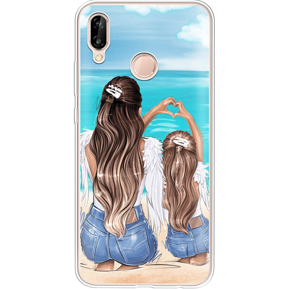 Чехол Boxface Huawei P20 Lite Family Vacation Прозрачный силикон (33127-up2380-33127)