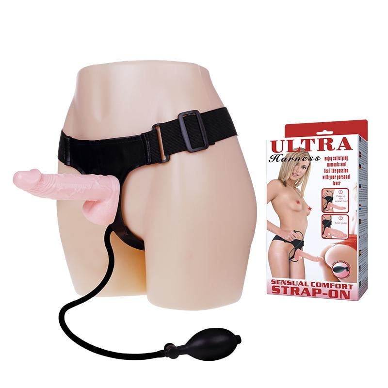 Страпон Тілесний Ultra Harness With Pump (6603BW-022037)