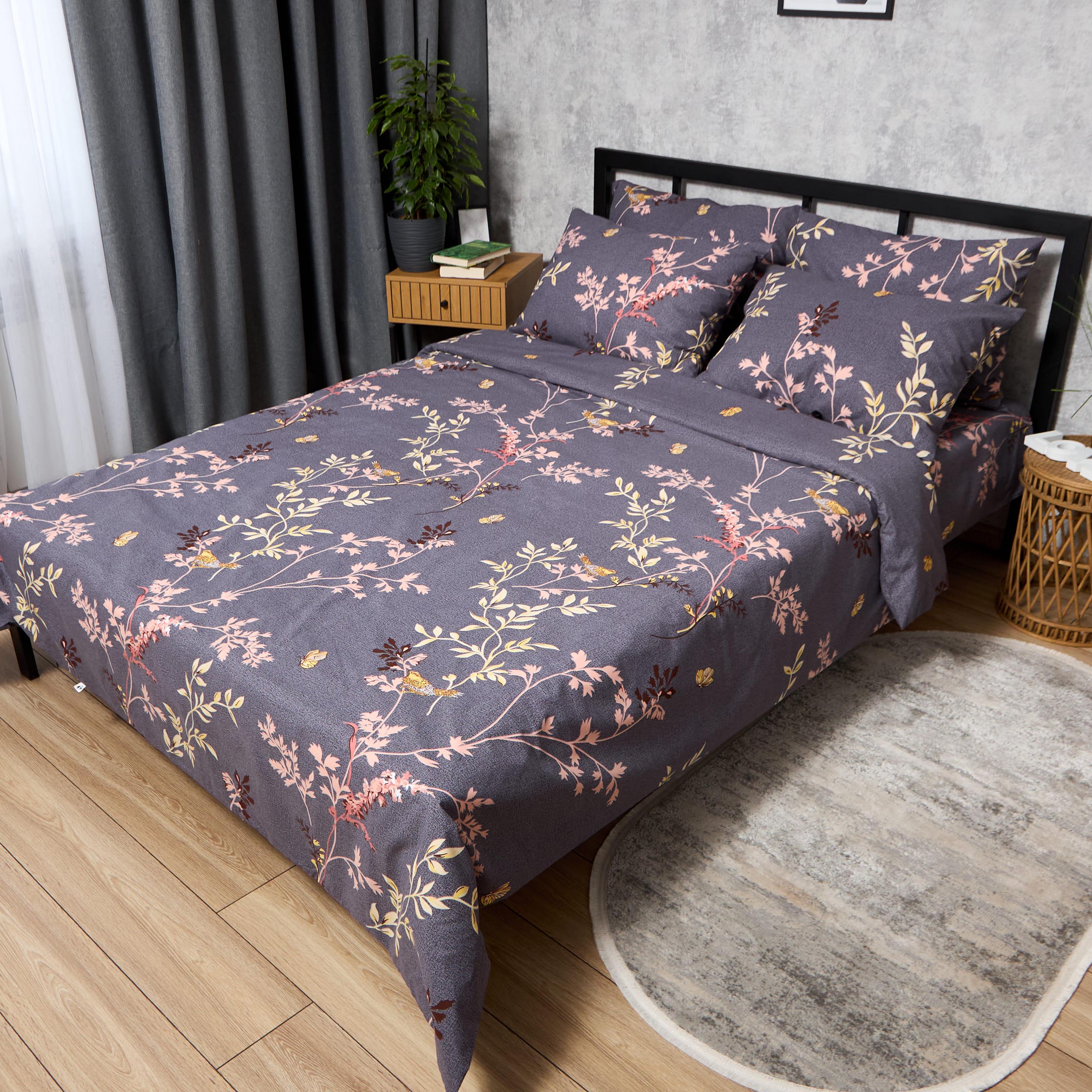 Комплект постельного белья Moon&Star Бязь Gold Люкс Evening Bloom семейный 160х220 см наволочки 2 шт. (MS-820010812)