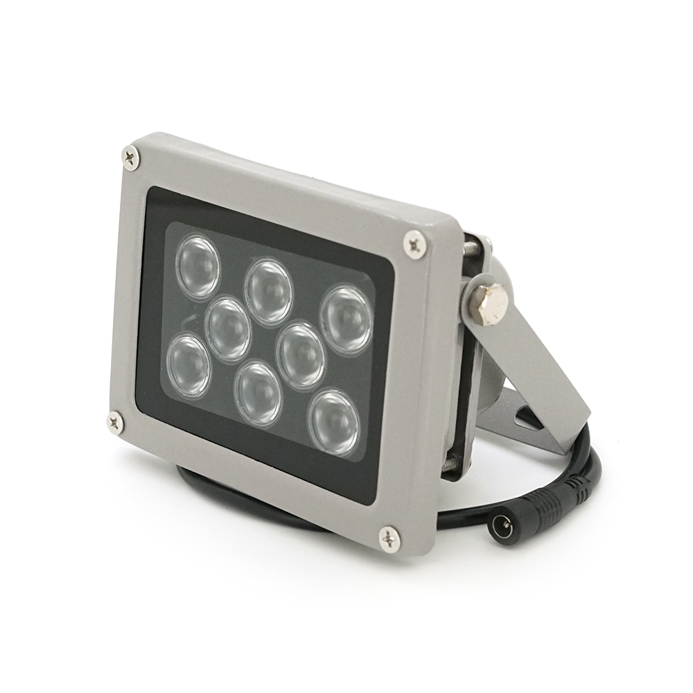Прожектор инфракрасный Yoso 12V 24W 8 LED IP66 для видеонаблюдения дальность до 30 м (435) - фото 1 Прожектор инфракрасный Yoso 12V 24W 8 LED IP66 для видеонаблюдения дальность до 30 м (435) - фото 1