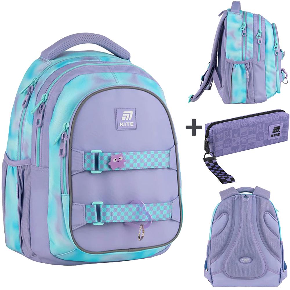 Школьный рюкзак KITE Education teens 20,5 л (K25-8001M-2) - фото 21 Школьный рюкзак KITE Education teens 20,5 л (K25-8001M-2) - фото 21