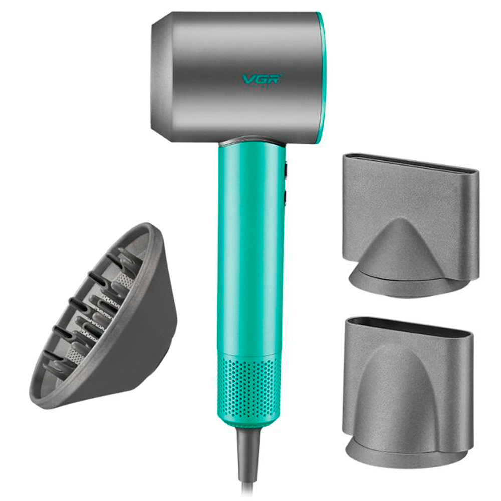 Фен VGR на 2 уровня обдува/2 уровня температуры/насадка-концентратор Red (V-431)