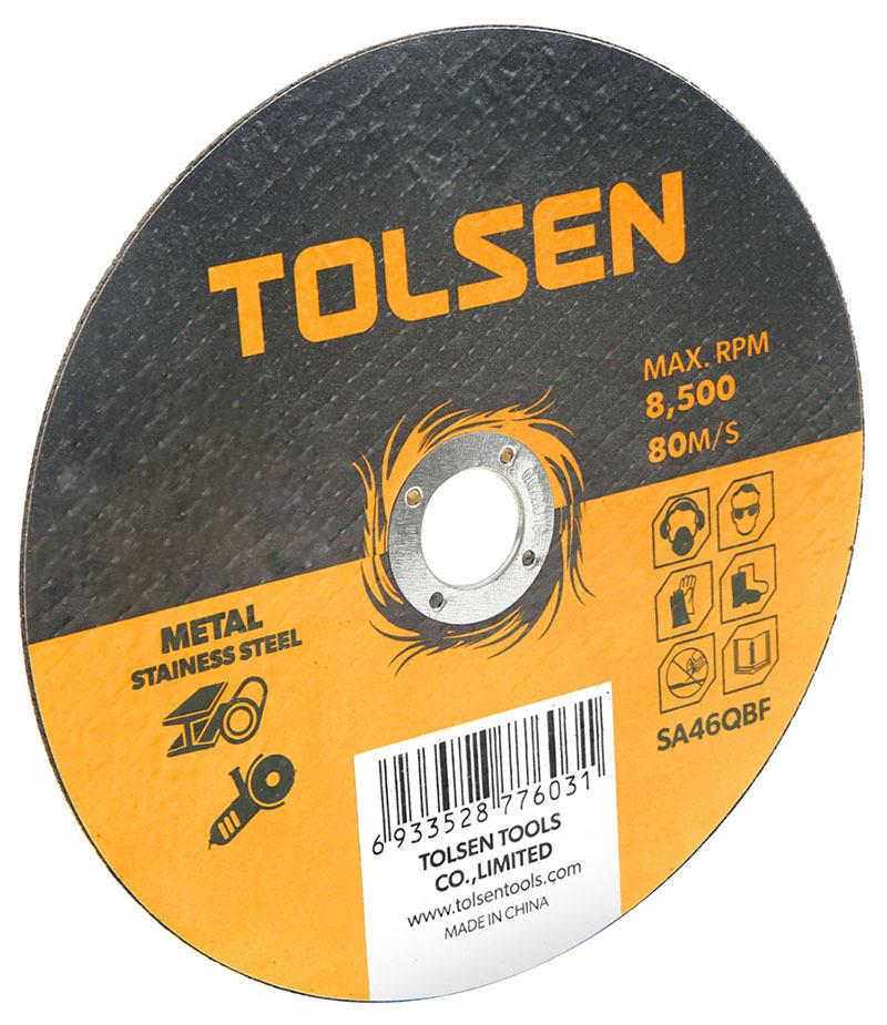 Диск отрезной по металлу Tolsen 76133T d 125 мм посадочное отверстие 22,2 мм (29703784)