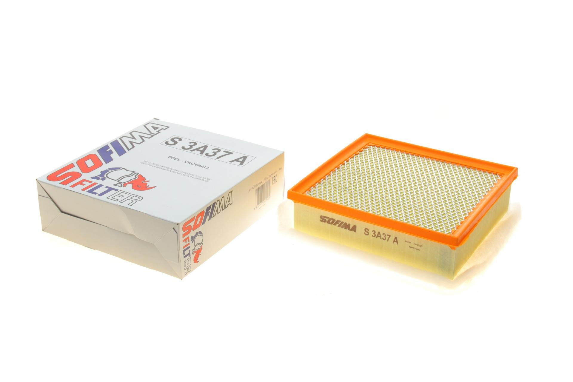 Фільтр повітряний SOFIMA для Opel Meriva B 1,3/1,6/1,7CDTI/1,4 10-17- (S 3A37 A)