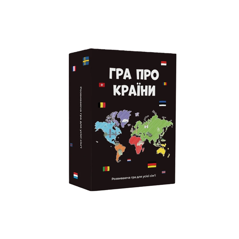 Гра настільна MemoGames 0003MG "Про країни" 194 країни світу