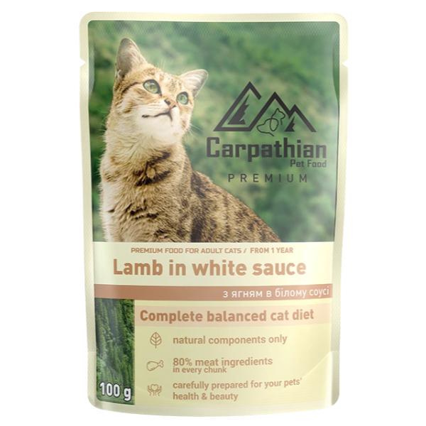 Корм для кошек влажный Carpathian Ягненок в белом соусе 100 г (37202565) Корм для кошек влажный Carpathian Ягненок в белом соусе 100 г (37202565)