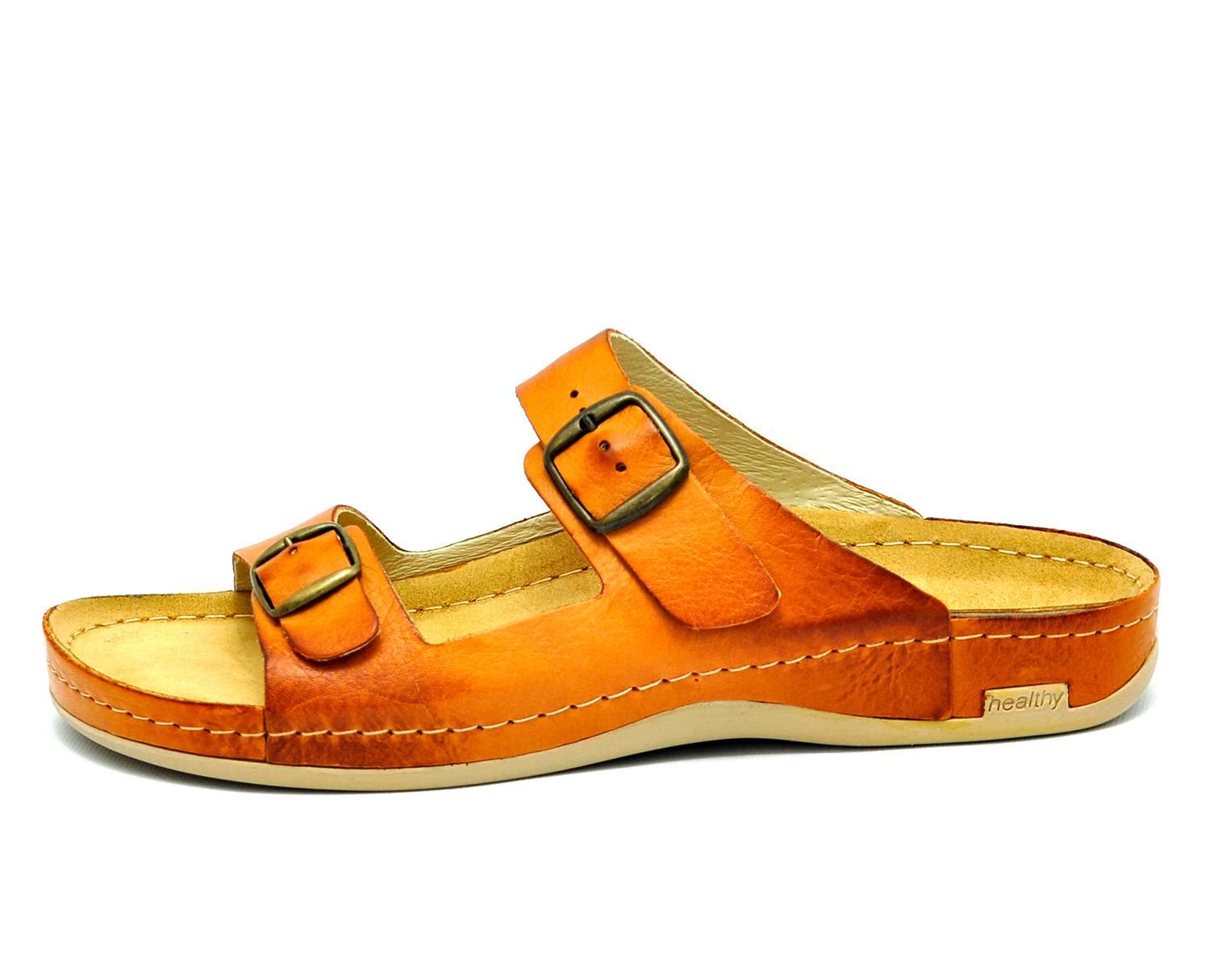 Мужские сандалии кожаные Leon 703M р. 42 Коричневый