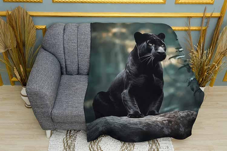 Плед Panther above плюш двухслойный 150х210 см (113477-3)