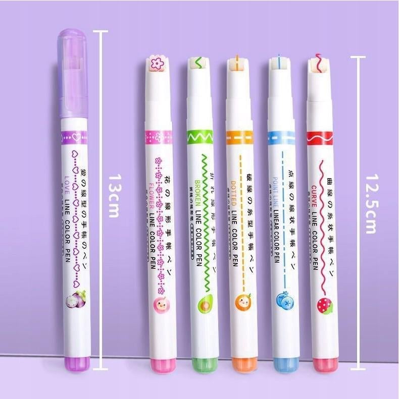 Набір кольорових маркерів 6 шт. - фото 8 Набір кольорових маркерів 6 шт. - фото 8