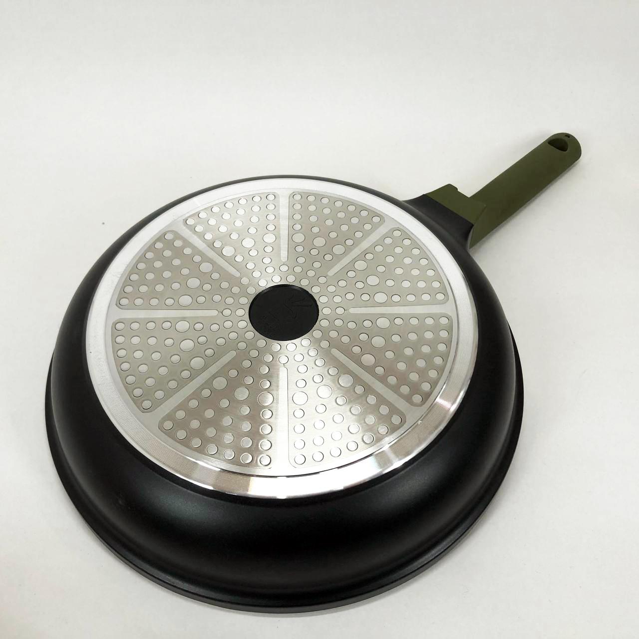 Литая сковорода с индукционным дном well done WD-1046E с покрытием Double Go Stone 26 см. - фото 2 Литая сковорода с индукционным дном well done WD-1046E с покрытием Double Go Stone 26 см. - фото 2