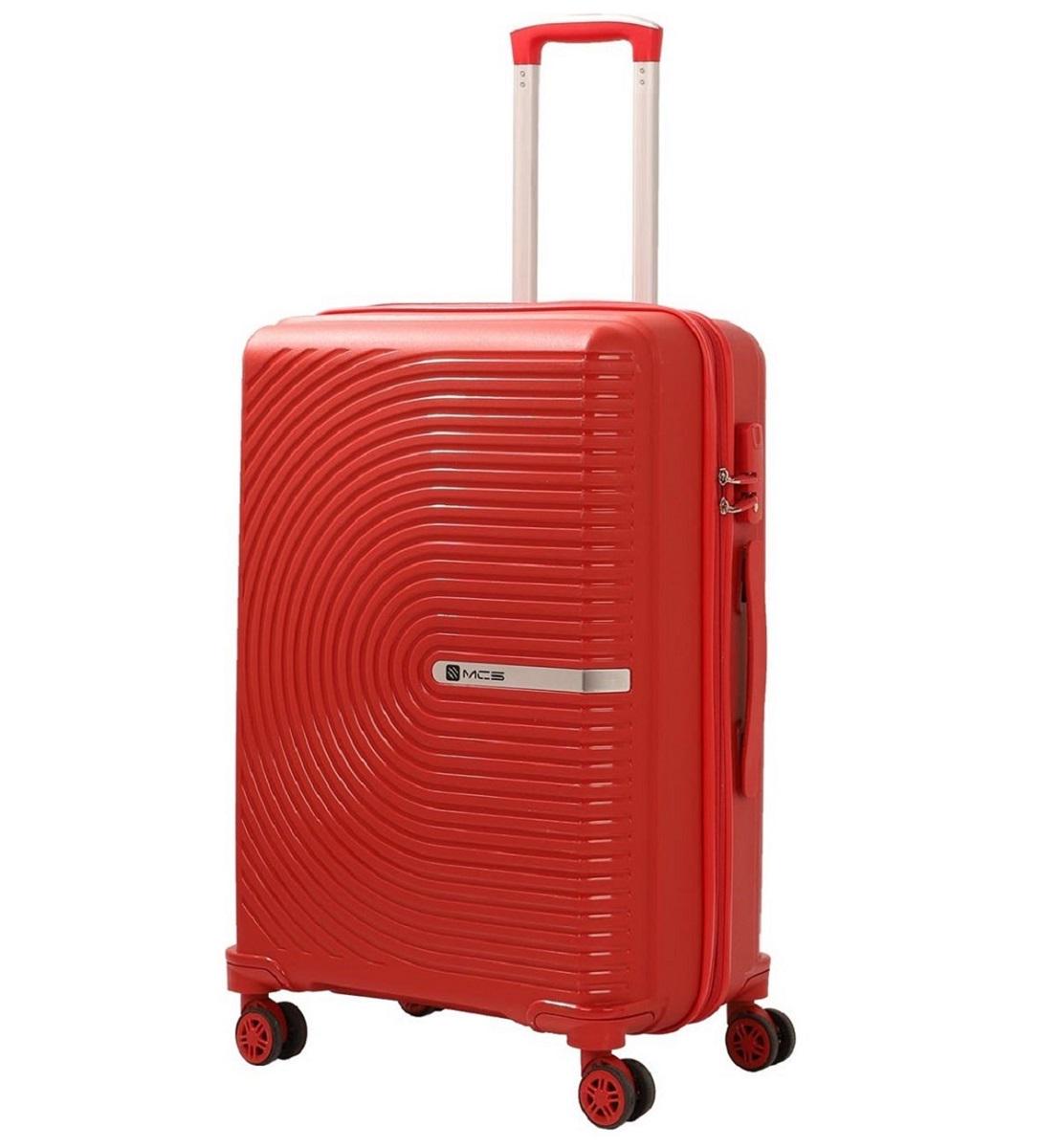 Чемодан пластиковый MCS V374 средний Красный (Mp00115)