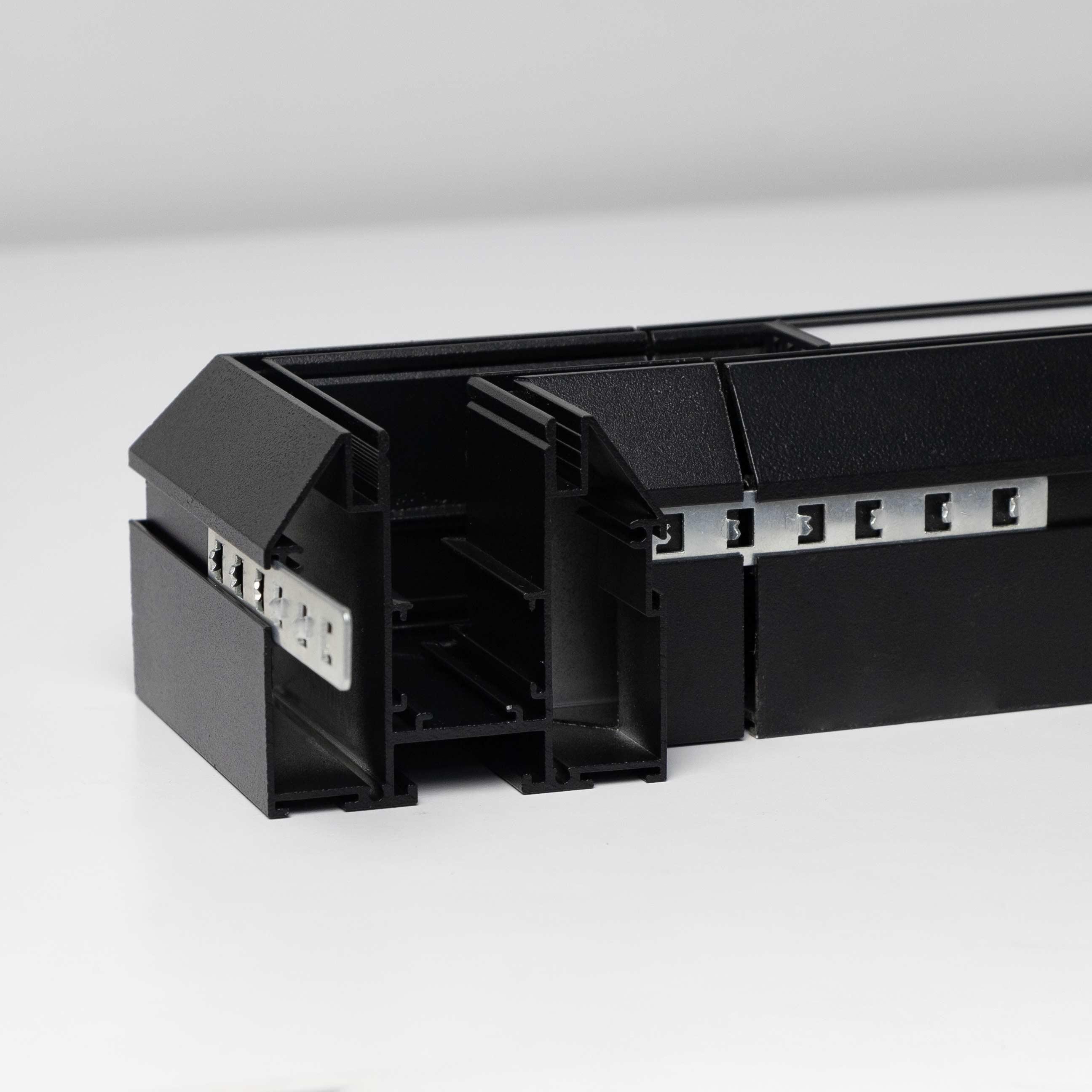 З'єднувач Кутовий Prolum для магнітного трекового шинопровіду P19 в комплекті з'єднувачі 4 шт. (751015) - фото 3