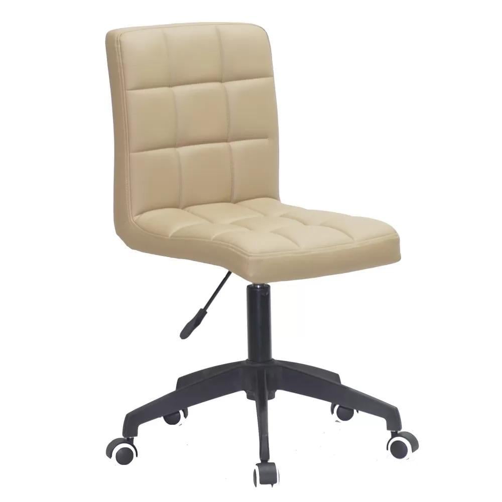 Стул TOWER OFFICE CROSS BLACK экокожа Бежевый (900536)