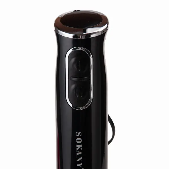 Блендер погружной ручной Sokany SK-1726 с мерным стаканом Черный - фото 3 Блендер погружной ручной Sokany SK-1726 с мерным стаканом Черный - фото 3