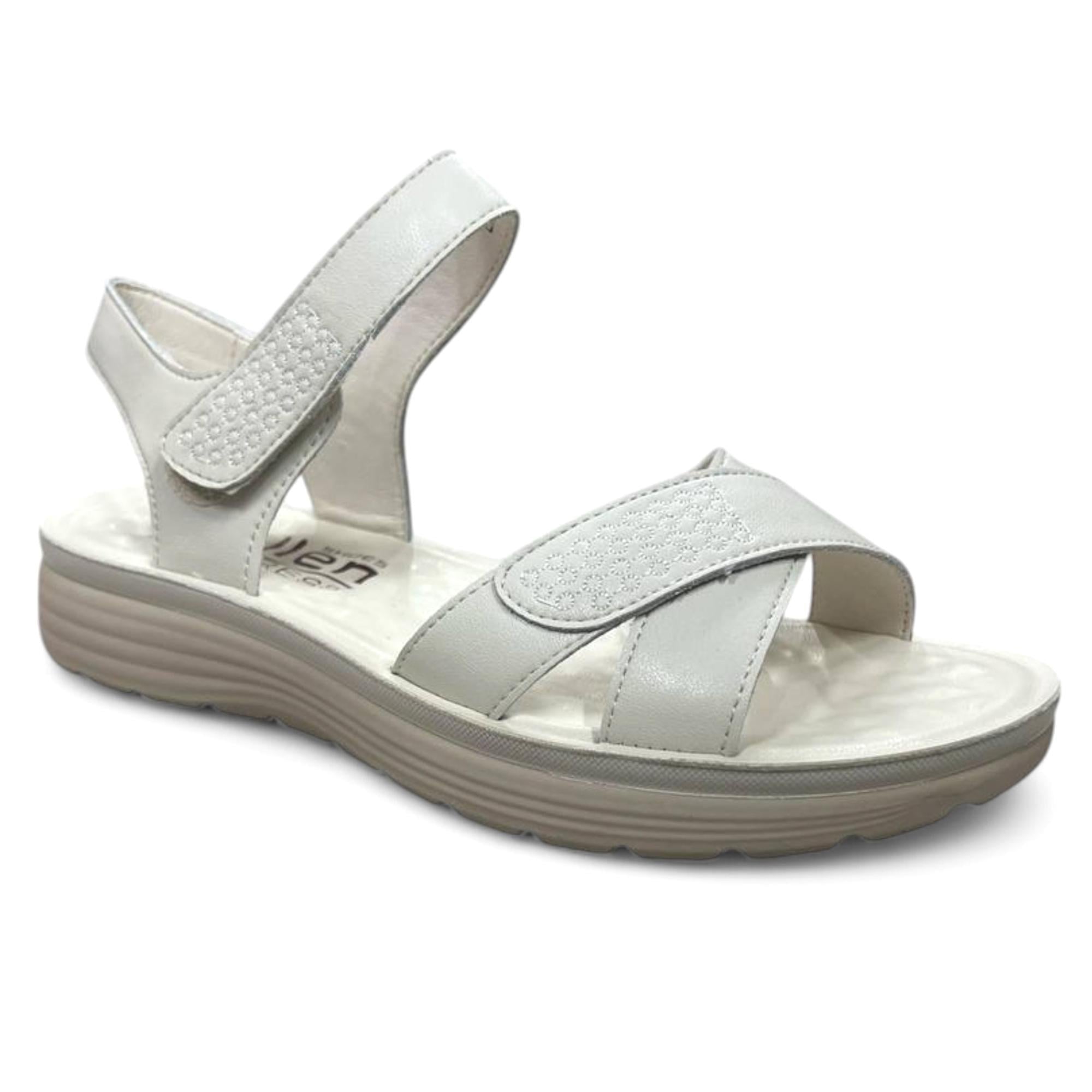 Сандалии женские летние Wollen р. 40 Бежевый (060176-40)