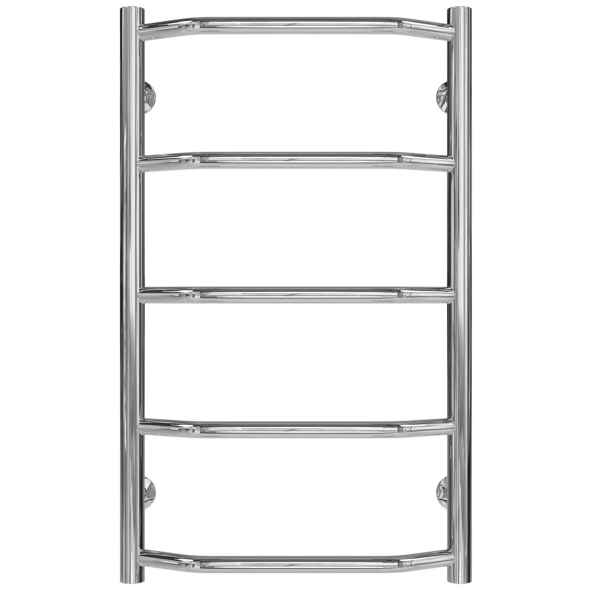 Полотенцесушитель водяной Deffi Трапеция П5 нижнее подключение нержавеющая сталь 400х700 мм Хром (C.TR.70.40.5.C.A)