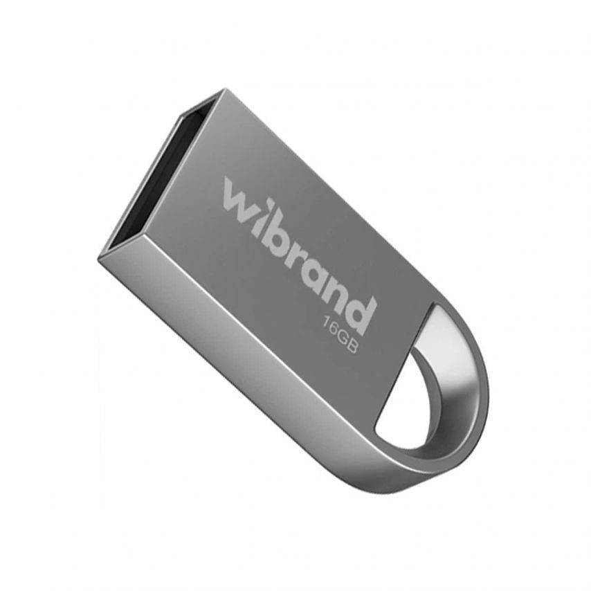 Флеш-пам'ять USB Wibrand Lynx 16GB USB 2.0 Silver