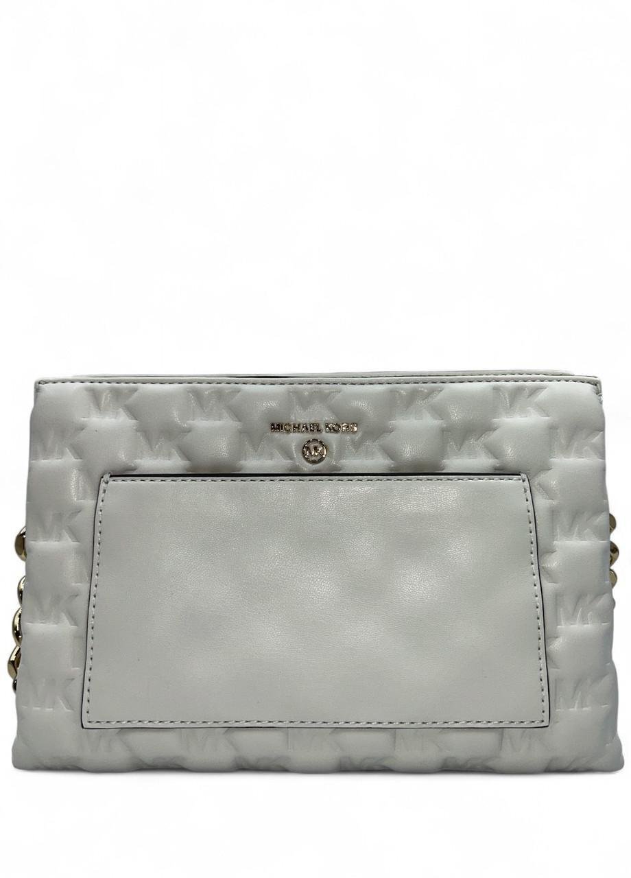 Жіноча сумка Michael Kors Jet Set Charm 32G3GT9CM Optic White LG Tri Gsst Chn XBody Білий (2758635239)