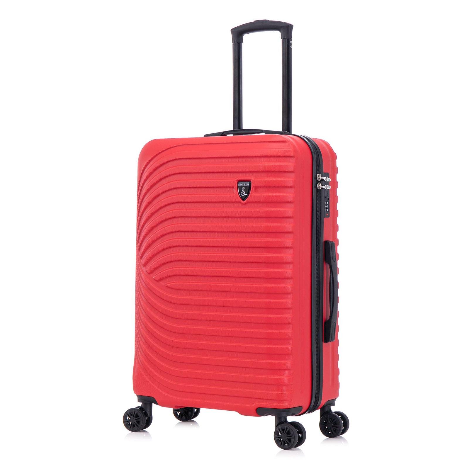 Валіза SEMI LINE 24" T5871-3 M Red