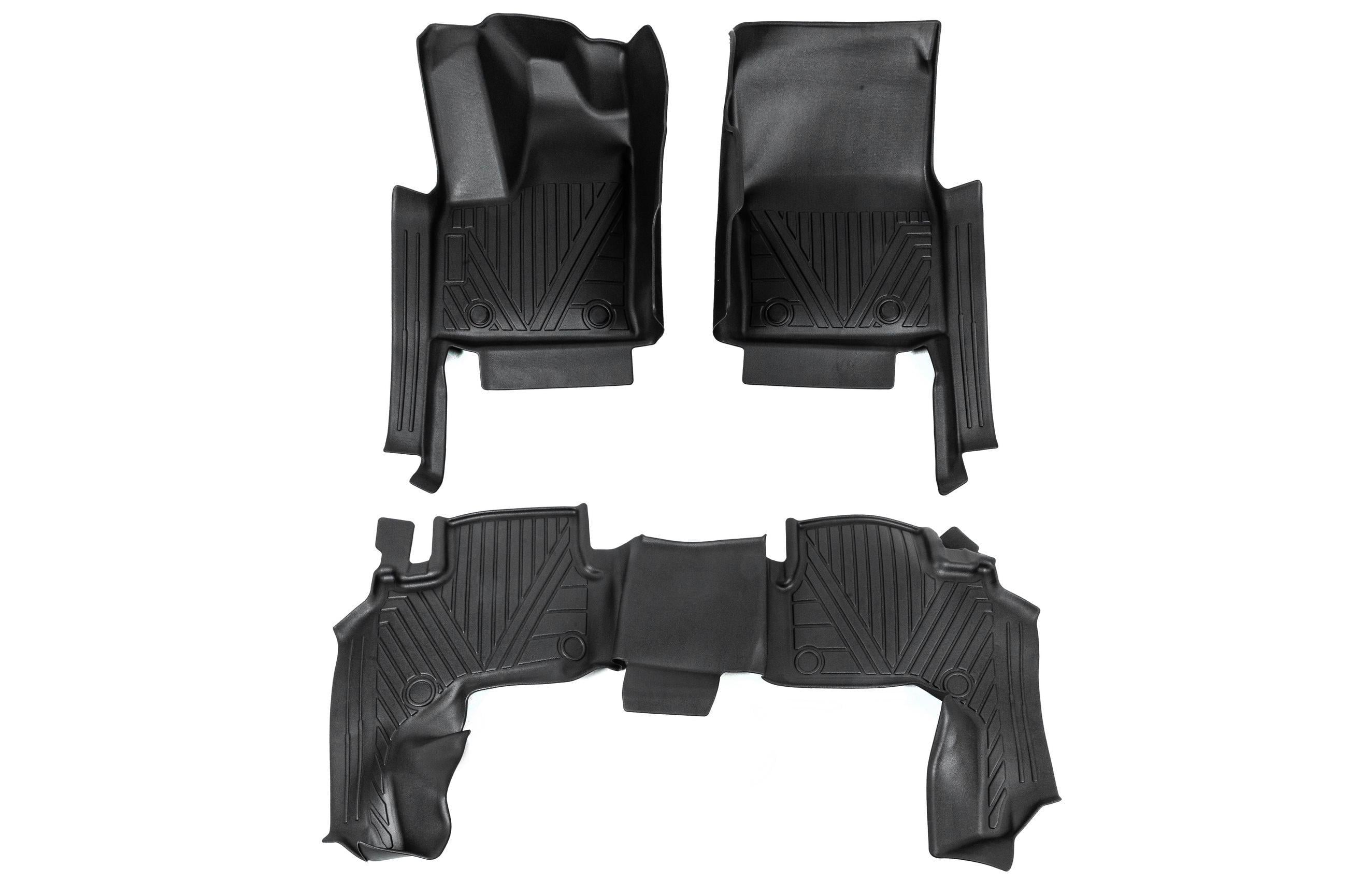 Килимки Niken Luxury 3D для Toyota Land Cruiser 300 2021- рр. резина 3 шт. Чорний (176064)