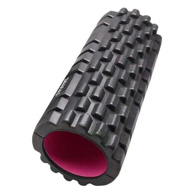 Массажный ролик Power System PS-4050 Fitness Foam Roller 33x15 см Black/Pink (60778)