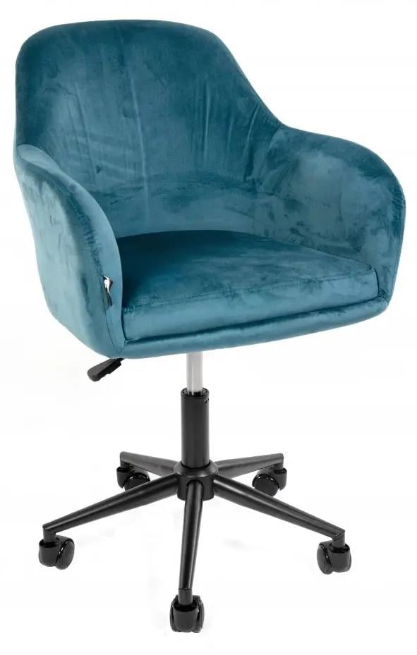 Крісло офісне Bonro B-556-1 велюр смарагдове (42300096mili)