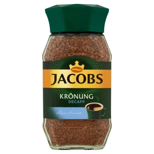 Кава без кофеїну розчинна Jacobs 100 г Kronung Decaff 100 г