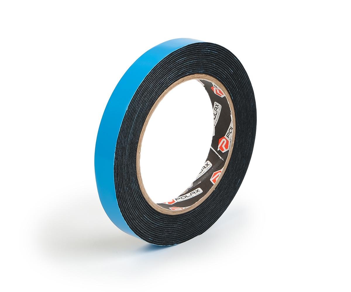 Скотч двухсторонний Polax клейкая лента Авто на вспененной основе 15 мм х 5 м (101-073)