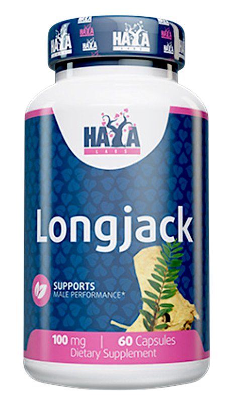 Еврікома довголиста Тонгкат Алі Лонгджек Haya Labs LongJack 100 мг 60 капсул