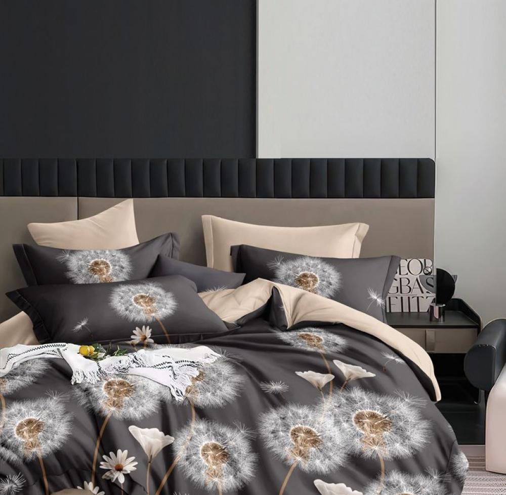 Комплект постельного белья Небокрай ранфорс евро/наволочки 50х70/70x70 см (8946)