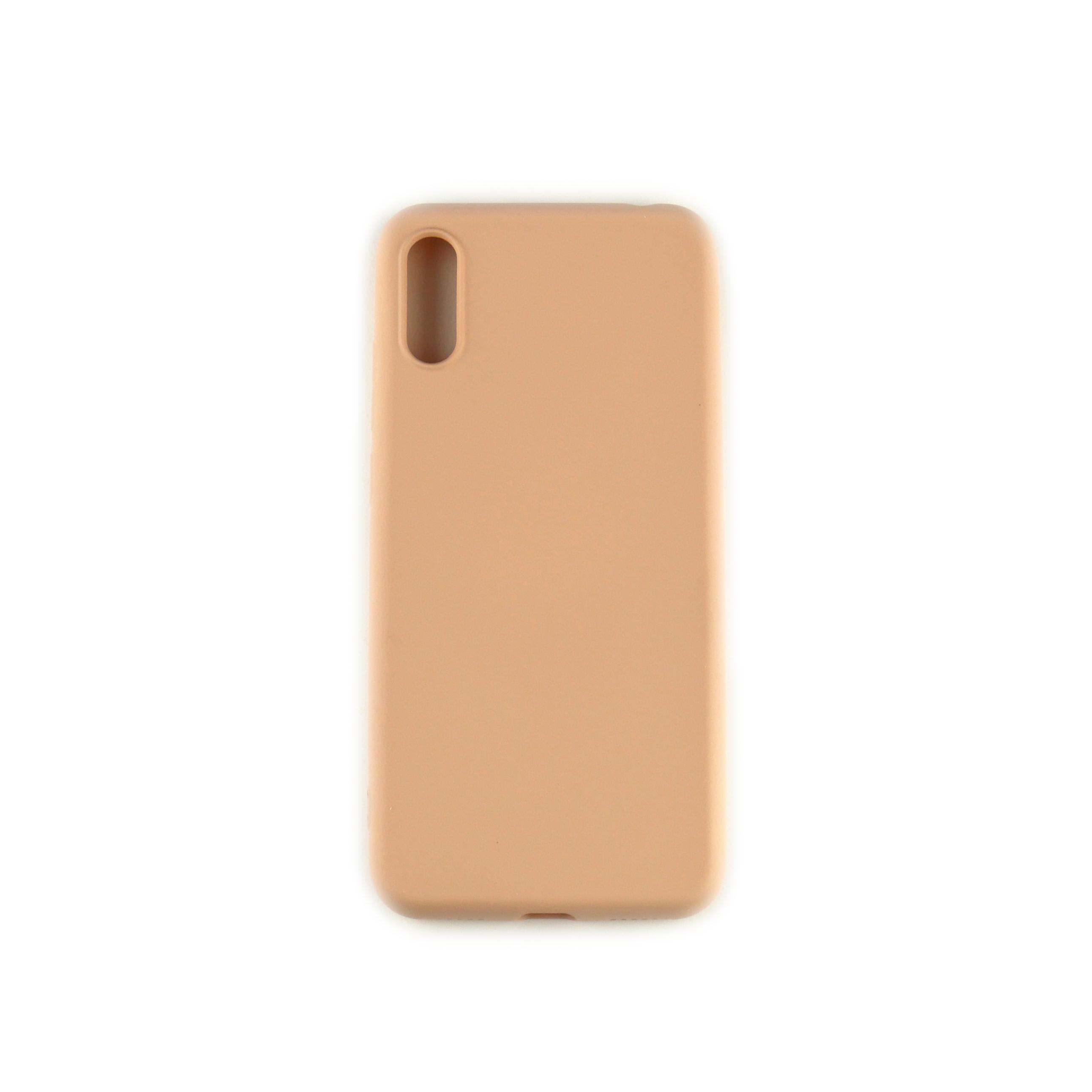 Чехол Silicone Case Full Cover Huawei Enjoy 9e Розовое Золото