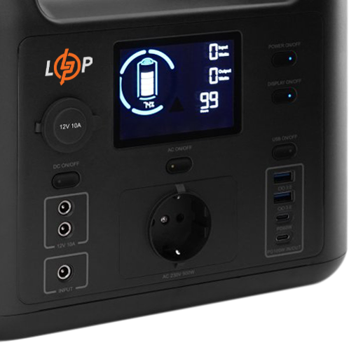 Зарядная станция портативная LP CHARGER 500 500W 518Wh многофункциональная - фото 8 Зарядная станция портативная LP CHARGER 500 500W 518Wh многофункциональная - фото 8