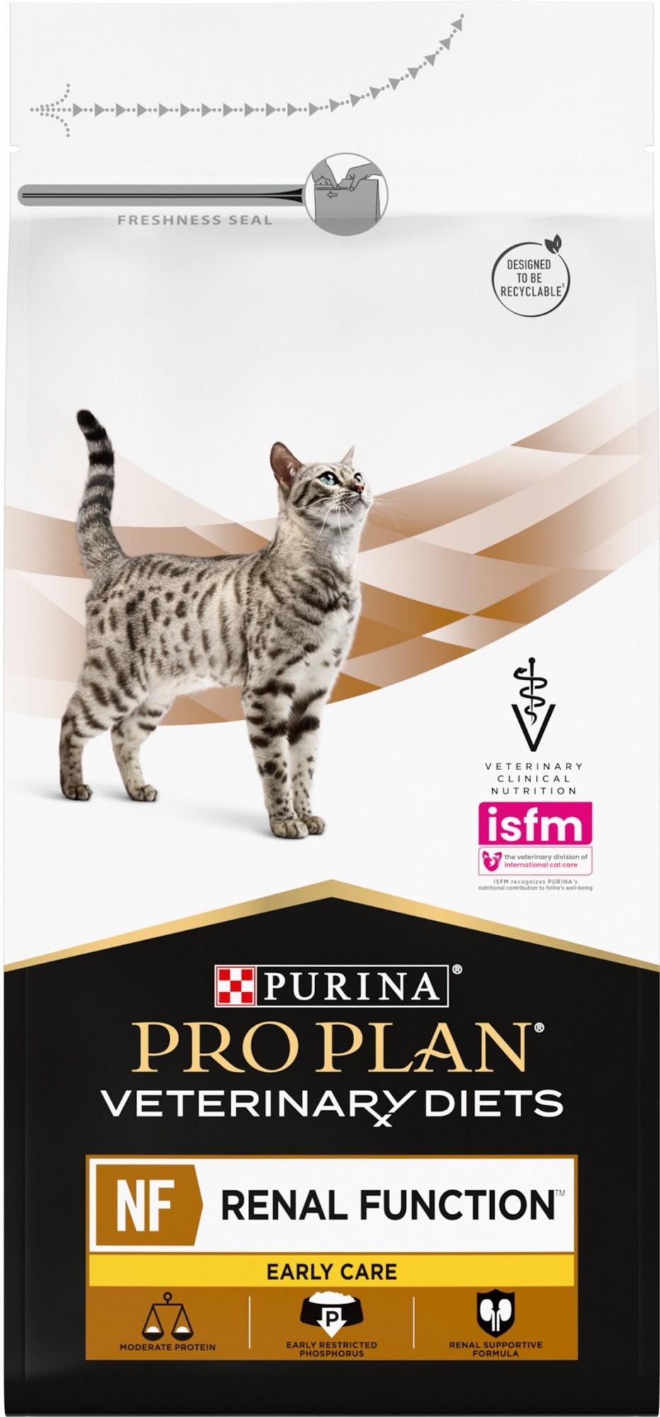 Сухий корм для котів Purina Pro Plan Veterinary Diets NF Renal Early Care підтримує функцію нирок при хронічній хворобі на ранніх стадіях 1,5 кг (7613287882295) - фото 2