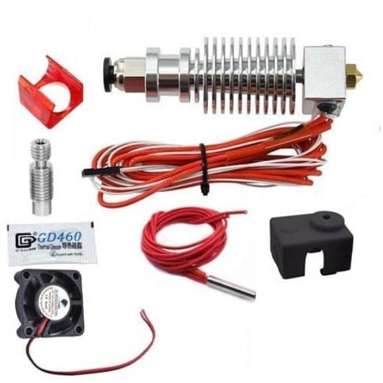 Хотенд екструдер Trianglelab E3D 24В 24В 1,75 мм і металевий термобар'єр (374875)