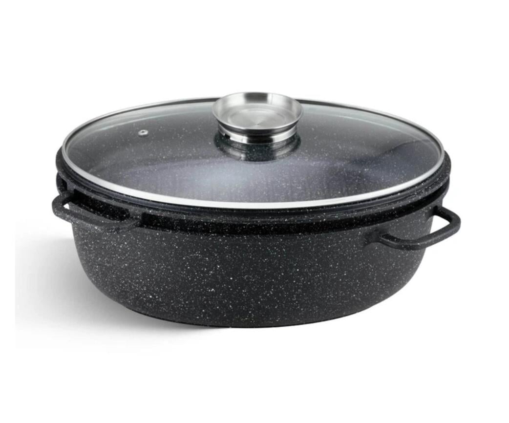 Гусятниця овальна Edenberg EB-9171 зі сковородою гриль та кришкою - фото 5