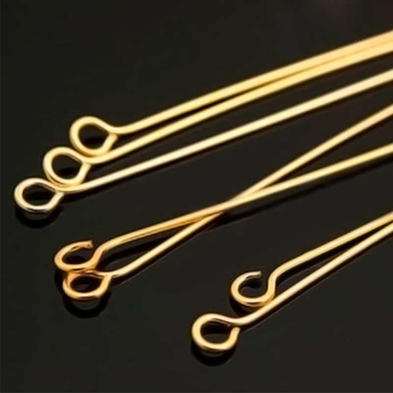 Булавка для бусин и подвесок 30 мм 10 шт. Gold - фото 2 Булавка для бусин и подвесок 30 мм 10 шт. Gold - фото 2