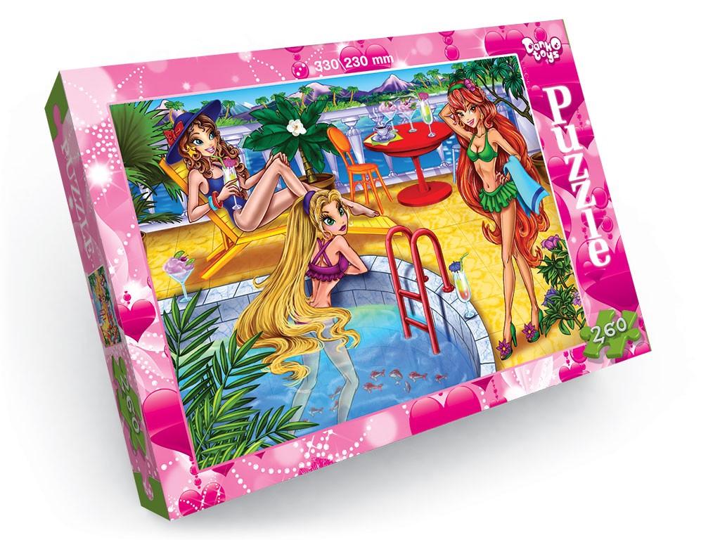 Пазлы детские Гламурные красотки 330х230 мм 260 эл. Пазлы детские Гламурные красотки 330х230 мм 260 эл.