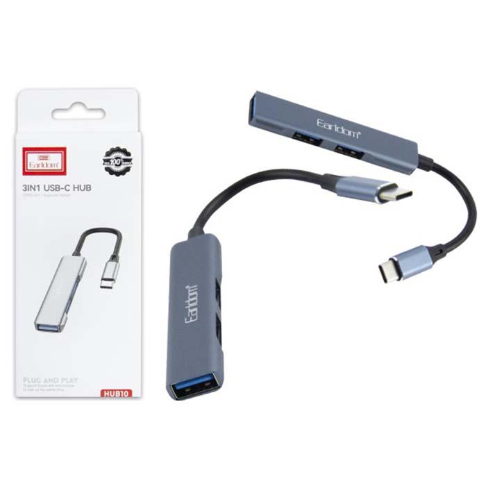 USB-хаб Earldom ET-HUB10 USB Type-C (ts000076105) - фото 2