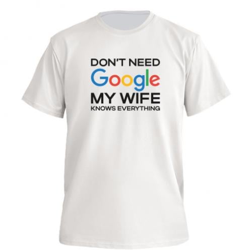 Футболка мужская Owi Premium My Wife Knows Everything L Молочный (17482462-63-201098-L)