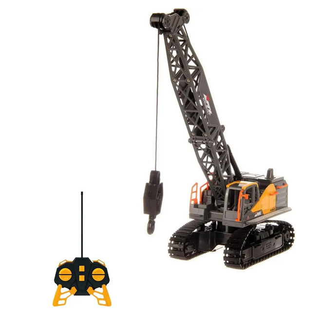 Кран гусеничний підіймальний на радіокеруванні з керованою стрілою й підсвічуванням - фото 3 Кран гусеничний підіймальний на радіокеруванні з керованою стрілою й підсвічуванням - фото 3