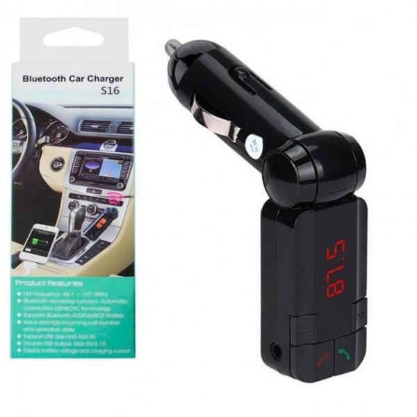 FM-трансмиттер CM S16BL BT Мatrix 13398 (IR004422)