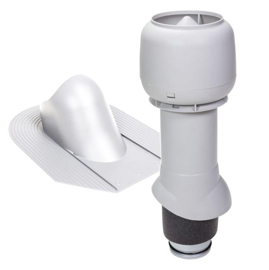 Вихід вентиляційний Vilpe для бітумної черепиці утеплений Ø 125 мм 500 мм 7004 Сірий (29905142) - фото 1 Вихід вентиляційний Vilpe для бітумної черепиці утеплений Ø 125 мм 500 мм 7004 Сірий (29905142) - фото 1