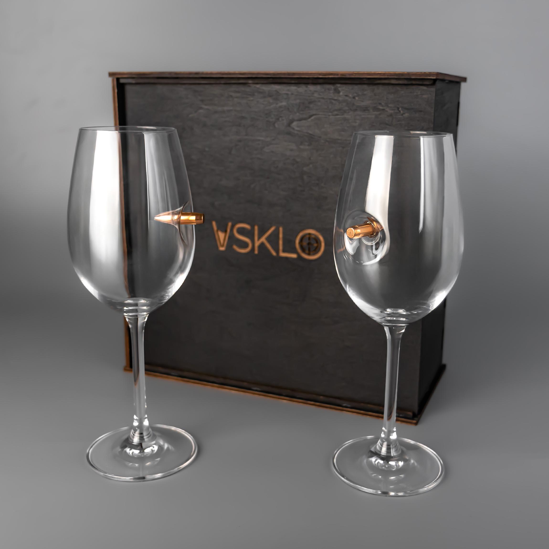 Набор бокалов для вина VSKLO с шаром 1 пар 350 мл (19483491) - фото 2 Набор бокалов для вина VSKLO с шаром 1 пар 350 мл (19483491) - фото 2