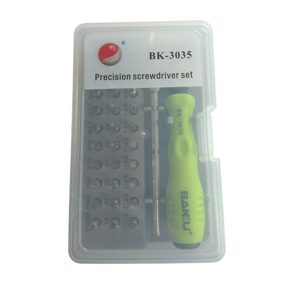 Отвертка цанговая BAKU BK-3035 с набором бит/прецизионные отвертки Transparent (110291-2) - фото 2
