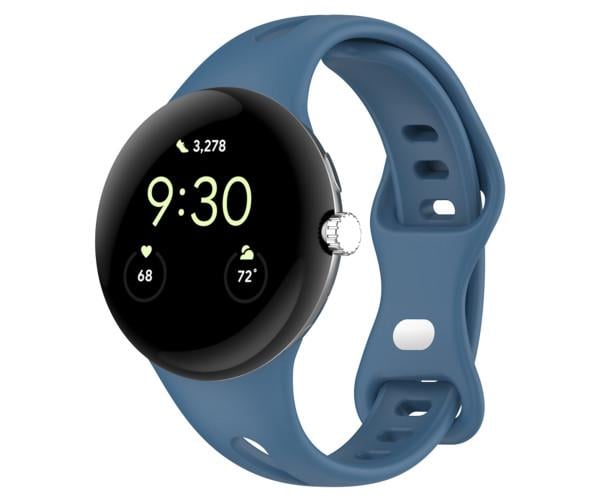 Ремешок для смарт-часов Silicone Google Pixel Watch Голубой Ремешок для смарт-часов Silicone Google Pixel Watch Голубой