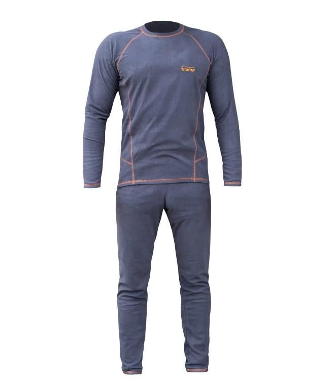 Комплект термобілизни для чоловіків Tramp Microfleece 3XL Grey (iz14642)